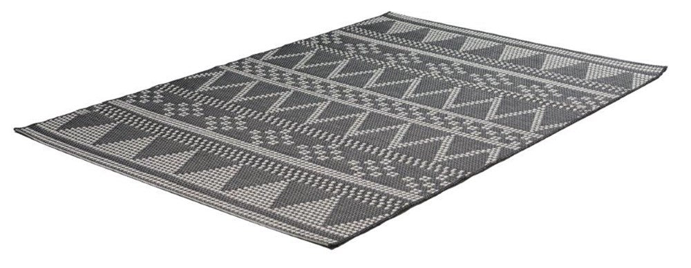 Rozelle Tempo Black Rug | Outdoor Rugs Belrose | Rugs N Timber
