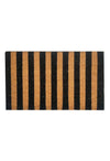 Black Stripes PVC Coir Doormat | Door Mats Belrose | Rugs N Timber