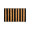 Black Stripes PVC Coir Doormat | Door Mats Belrose | Rugs N Timber