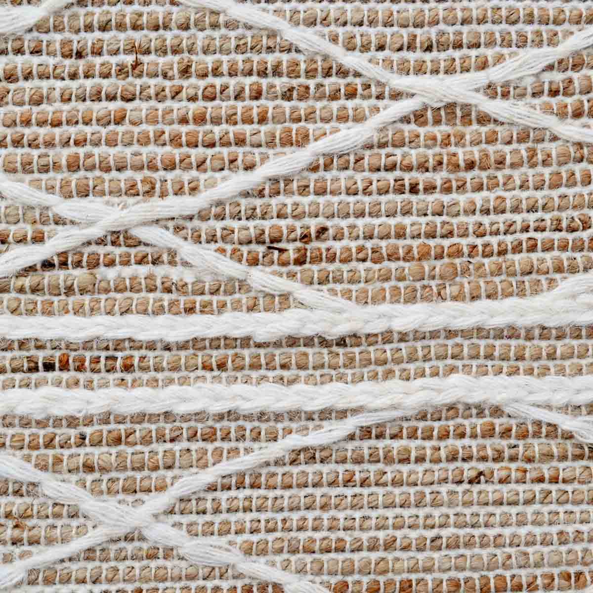 Malibu Lattice Jute Rug | Natural Fibre Rugs Belrose | Rugs N Timber