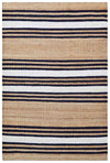 Pensacola Stripes Jute Rug | Natural Fibre Rugs Belrose | Rugs N Timber