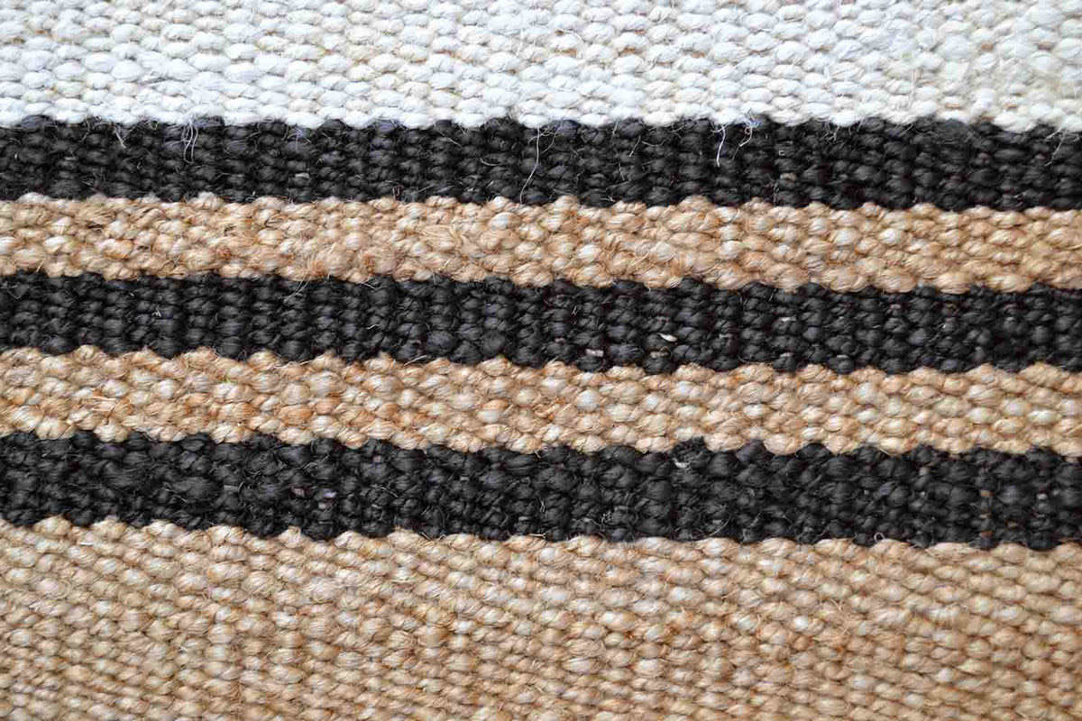 Pensacola Stripes Jute Rug | Natural Fibre Rugs Belrose | Rugs N Timber