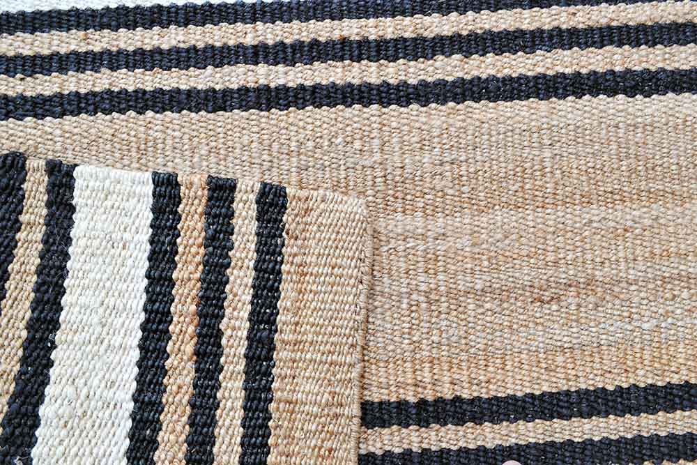 Pensacola Stripes Jute Rug | Natural Fibre Rugs Belrose | Rugs N Timber