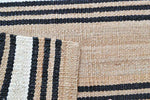 Pensacola Stripes Jute Rug | Natural Fibre Rugs Belrose | Rugs N Timber