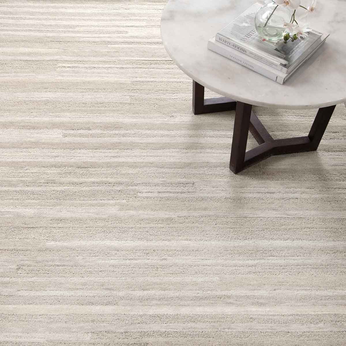 Copenhagen Stone Stripes Rug | Wool Rugs Belrose Sydney