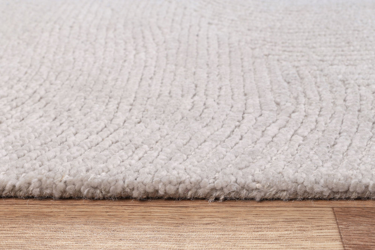 Marseille Silver Impressions Rug | Wool Rugs Belrose | Rugs N Timber