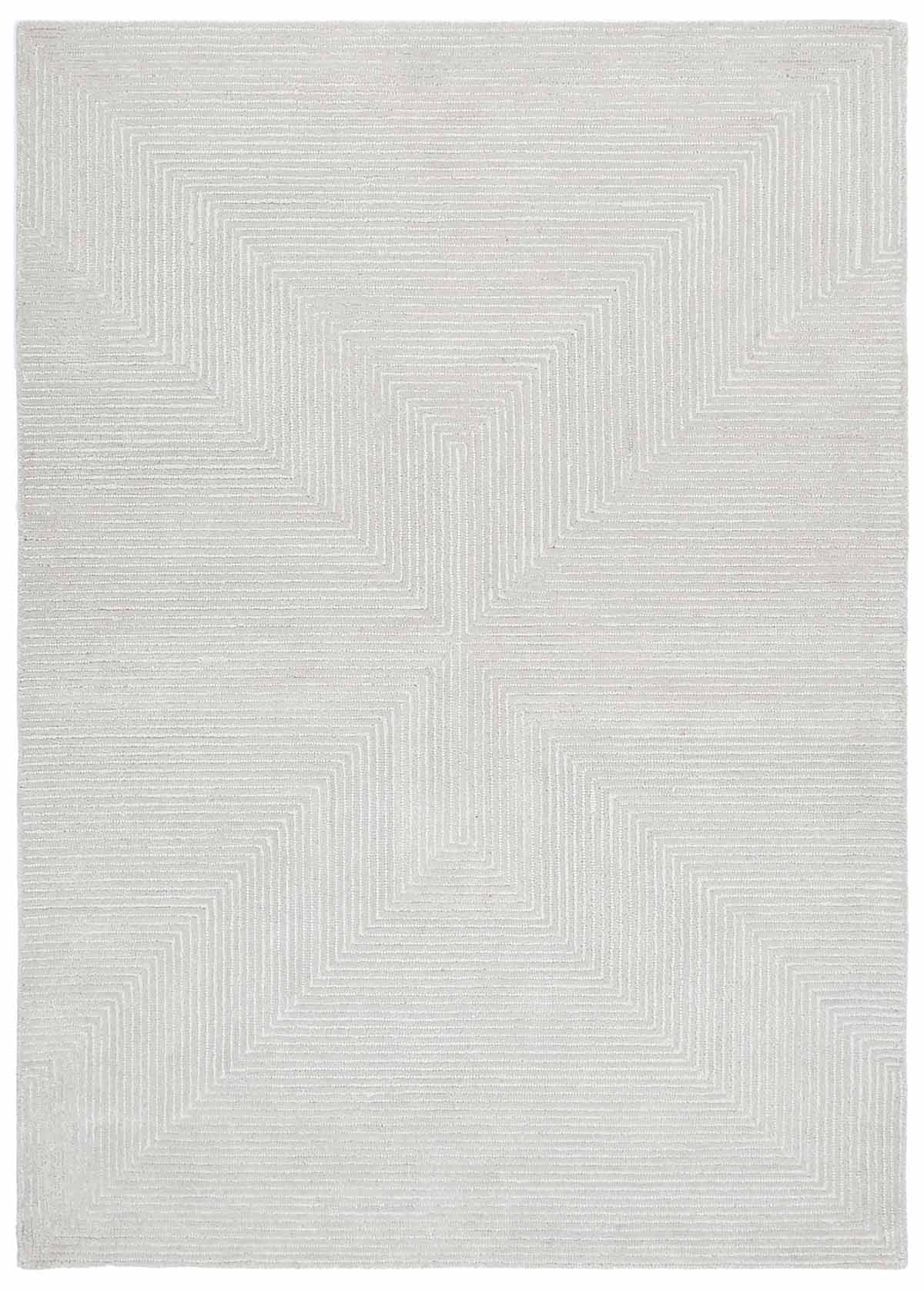 Marseille Silver Angular Rug | Wool Rugs Belrose | Rugs N Timber