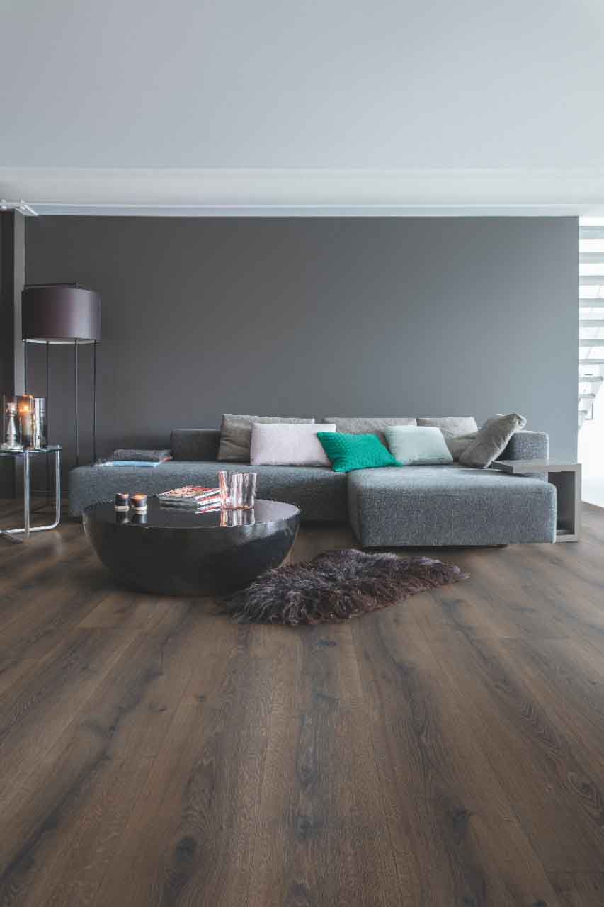 QS Laminate - Majestic - Desert Oak Brushed Dark Brown