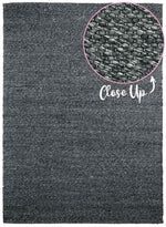 Opal Midnight Grey Rug | Wool Rugs Belrose | Rugs N Timber