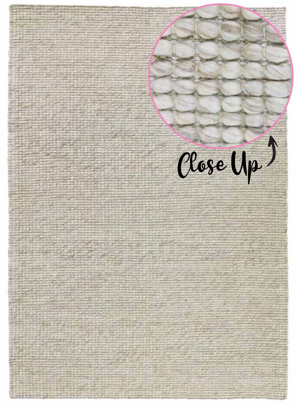 Neutral Bay Cream Wool Rug | Modern Rugs Belrose | Rugs N Timber