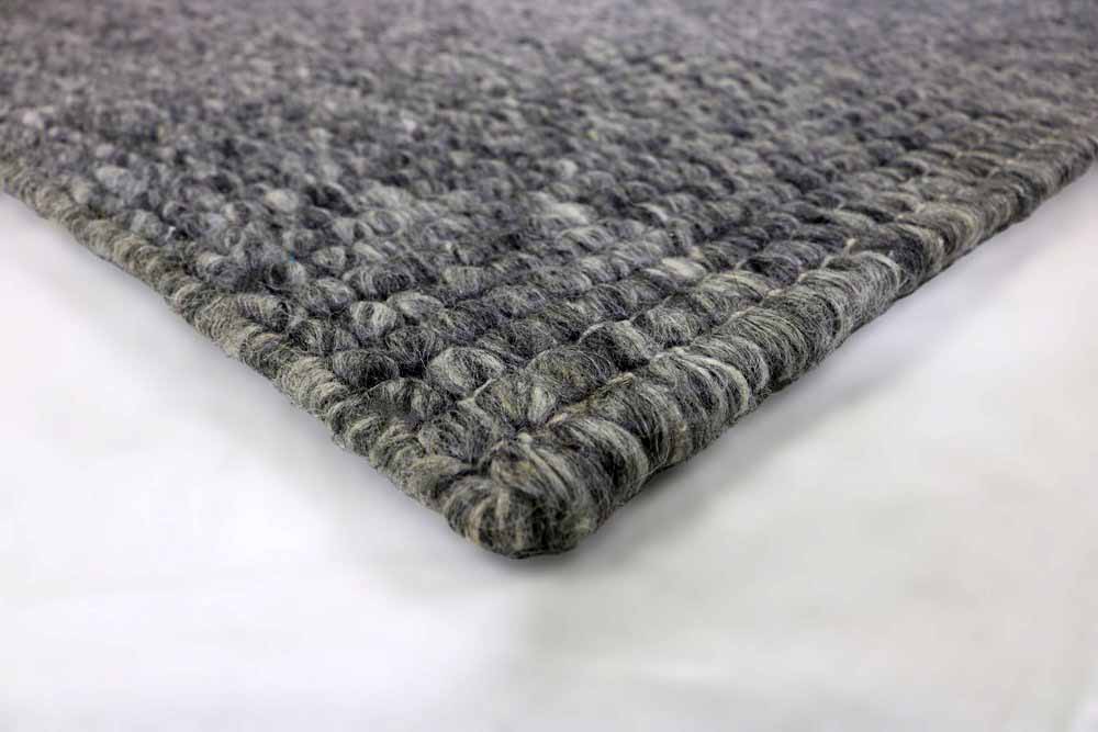 Neutral Bay Charcoal Wool Rug | Modern Rugs Belrose | Rugs N Timber