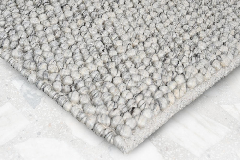 Balmain Oyster Textured Rug | Wool Rugs Belrose | Rugs N Timber