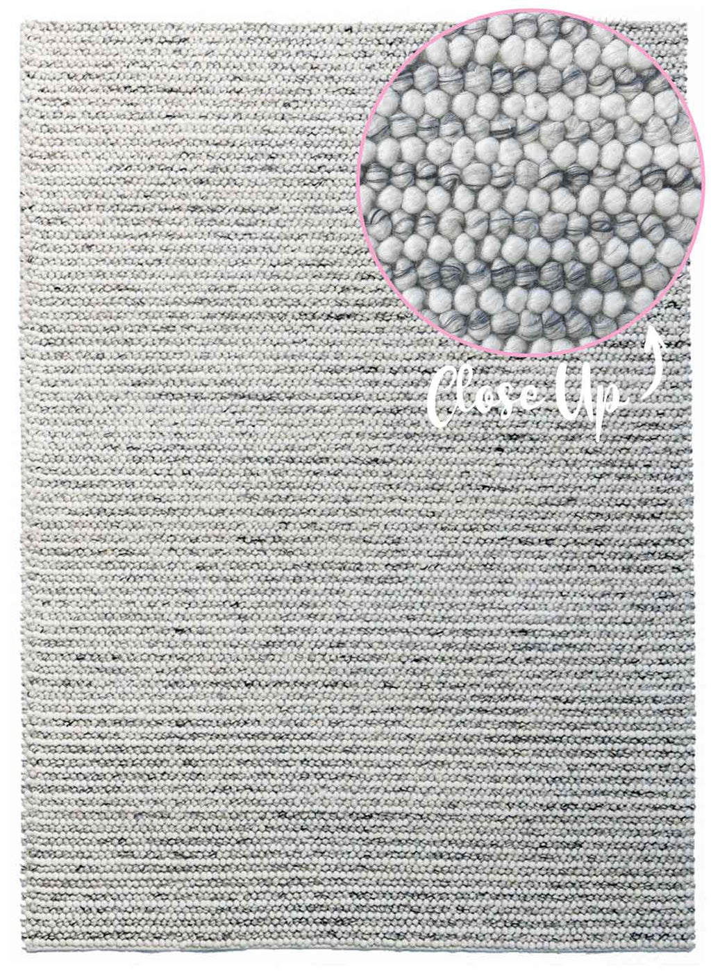Balmain Quartz Textured Rug | Wool Rugs Belrose | Rugs N Timber