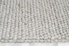 Balmain Silver Textured Rug | Wool Rugs Belrose | Rugs N Timber