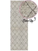 Diamond Off-White Runner | Wool Rugs Belrose | Rugs N Timber