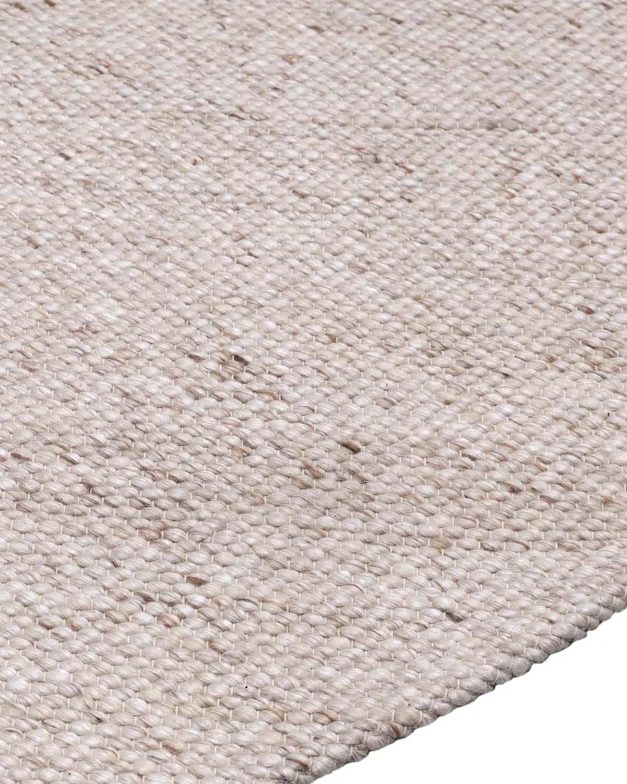 Opal Off-White Round Rug