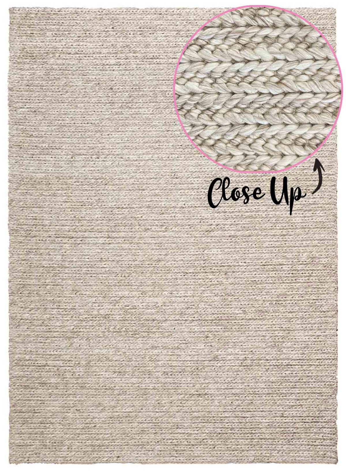 Ruby Oyster Neutral Rug | Wool Rugs Belrose | Rugs N Timber – Rugs 'N ...