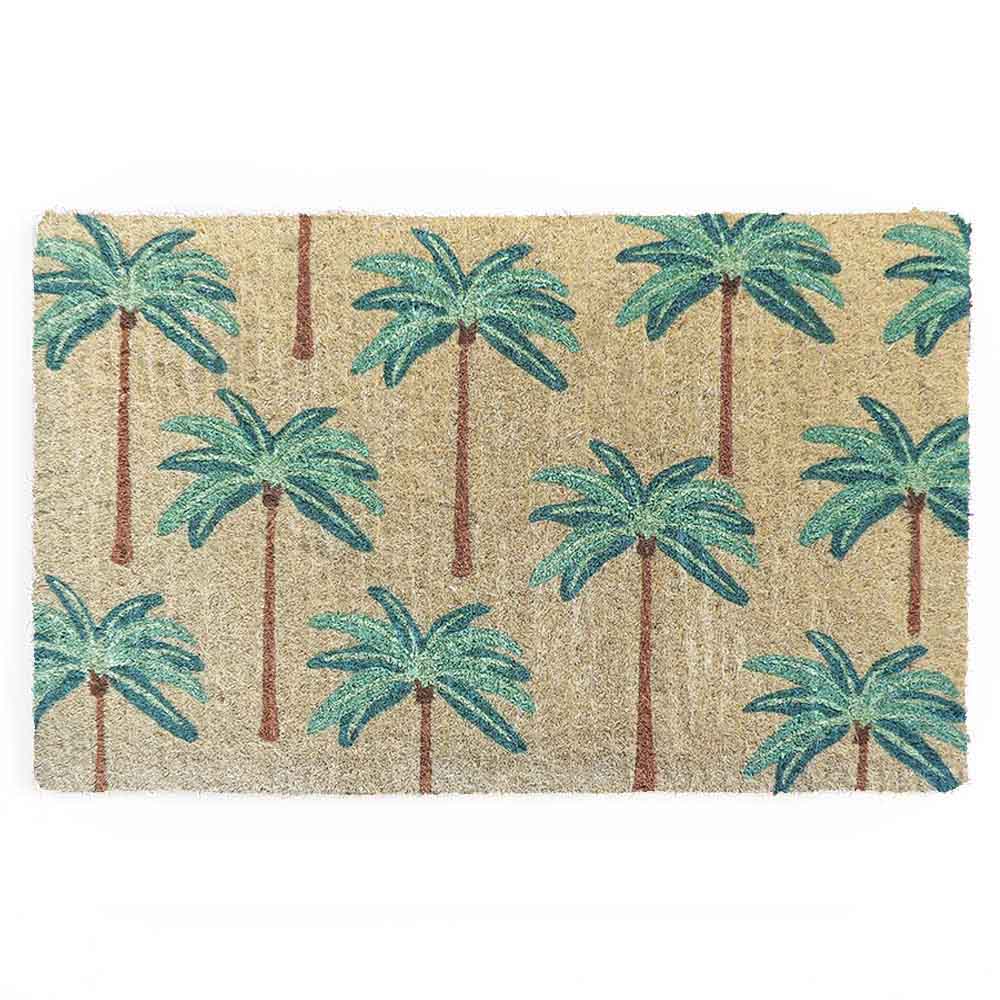 FM2 Premium Thick Coir Doormat - Palms