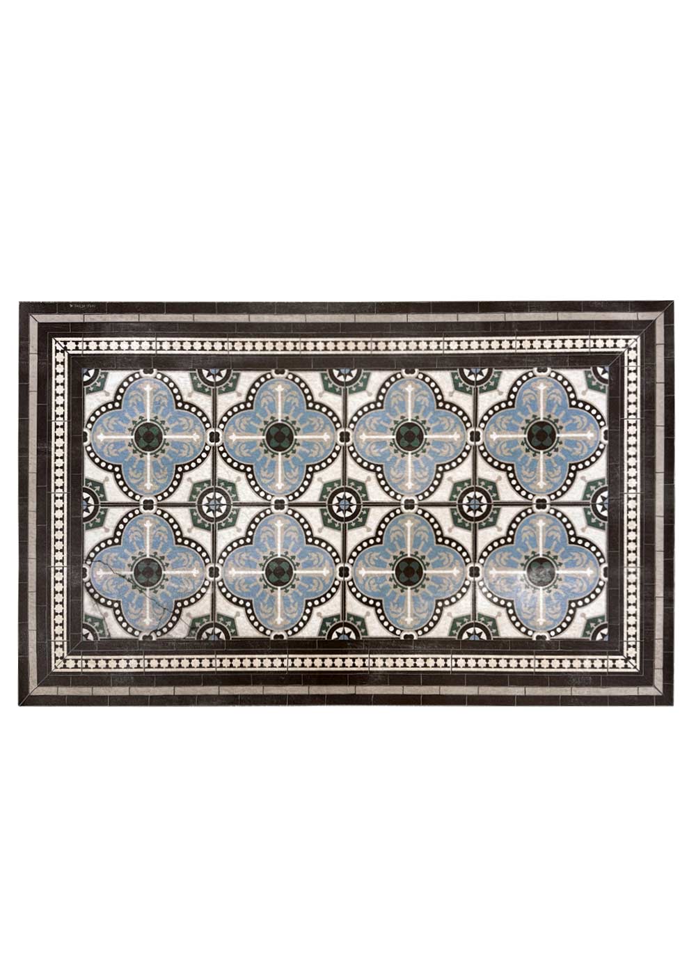 Beija Flor Paris classic patterned vinyl mat for indoor spaces
