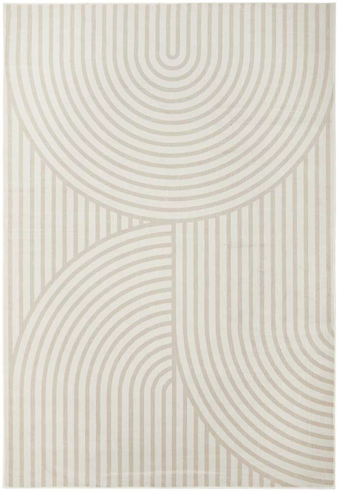 Lola Retro Beige Rug | Washable Rugs Belrose | Rugs N Timber