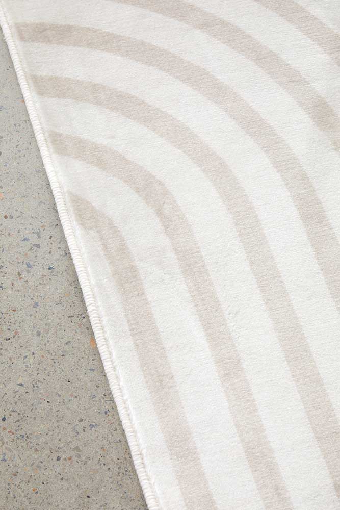 Lola Retro Beige Rug | Washable Rugs Belrose | Rugs N Timber