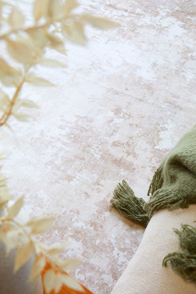 Lola Sandstone Beige Rug | Washable Rugs Belrose | Rugs N Timber