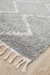 Catalina Silver Zig Zag Rug