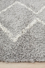 Catalina Silver Zig Zag Rug