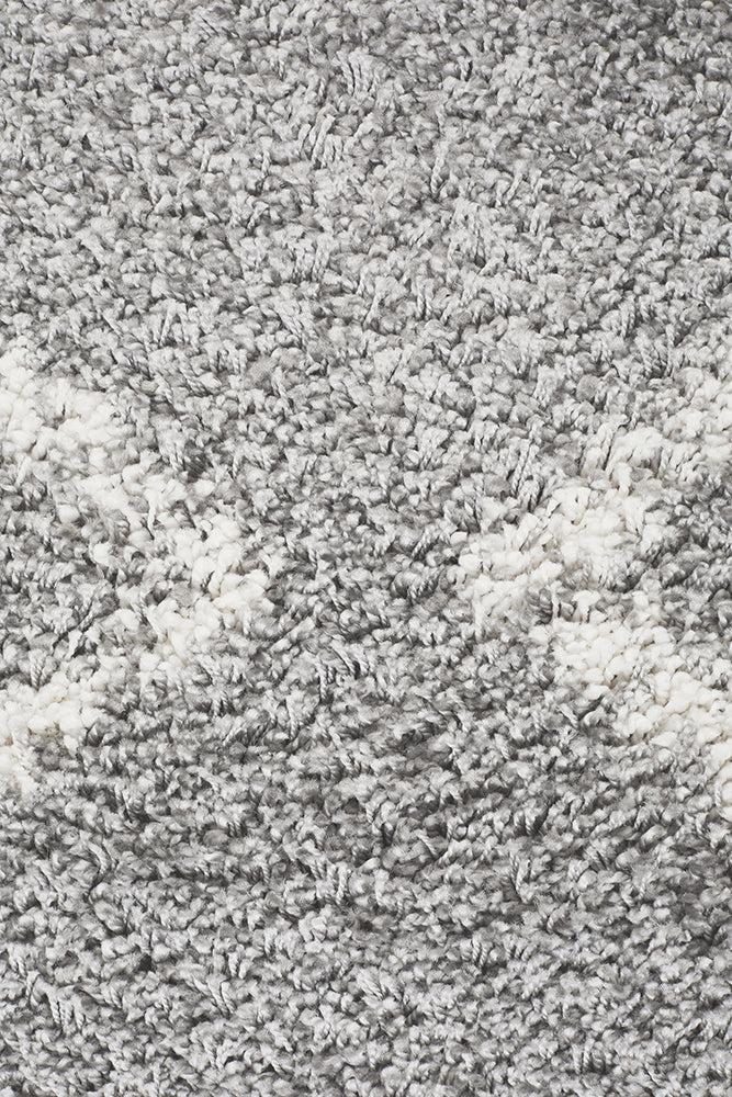 Catalina Silver Zig Zag Rug