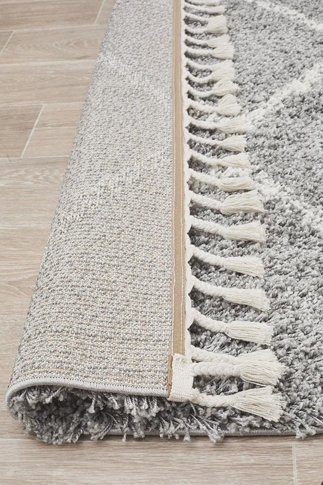 Catalina Silver Zig Zag Rug