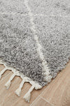 Catalina Silver Diamonds Rug