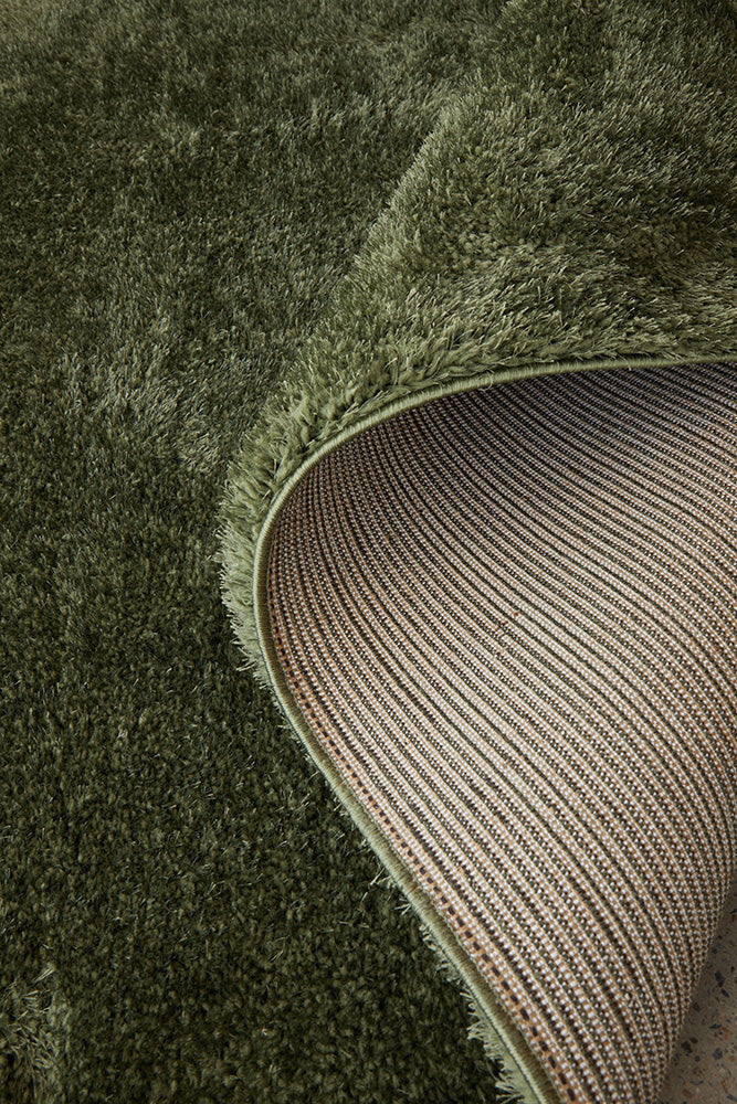 Fiona Green Rug | Shaggy Rugs Belrose | Rugs N Timber
