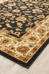 Julianna Black Floral Rug | Traditional Rugs Belrose | Rugs N Timber