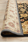 Julianna Black Floral Rug | Traditional Rugs Belrose | Rugs N Timber