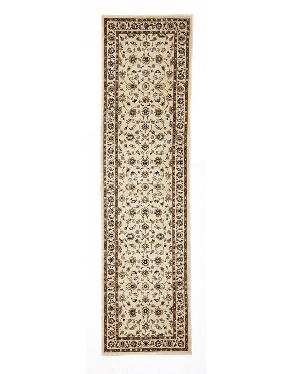 Julianna Cream Floral Runner | Traditional Hall Runners Belrose | Rugs N Timber