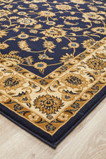 Julianna Navy Floral Rug | Traditional Rugs Belrose | Rugs N Timber