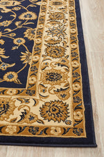 Julianna Navy Floral Rug | Traditional Rugs Belrose | Rugs N Timber