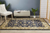 Julianna Navy Floral Rug | Traditional Rugs Belrose | Rugs N Timber