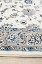 Julianna White Floral Rug | Traditional Rugs Belrose | Rugs N Timber