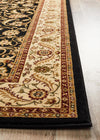 Julianna Black Medallion Runner | Traditional Hall Runners Belrose | Rugs N Timber