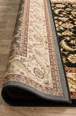 Julianna Black Medallion Runner | Traditional Hall Runners Belrose | Rugs N Timber