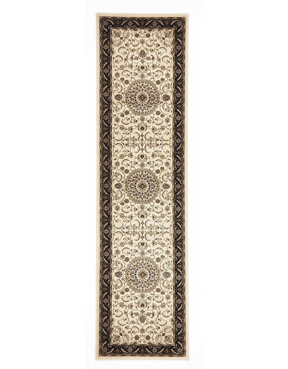 Julianna Cream Medallion Runner | Traditional Hall Runners Belrose | Rugs N Timber