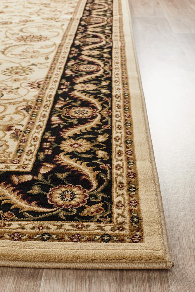 Julianna Cream Medallion Runner | Traditional Hall Runners Belrose | Rugs N Timber