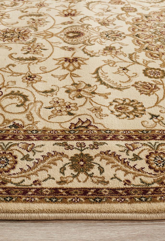 Julianna Cream Medallion Runner | Traditional Hall Runners Belrose | Rugs N Timber