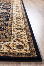 Julianna Navy Medallion Runner | Traditional Hall Runners Belrose | Rugs N Timber