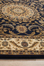 Julianna Navy Medallion Runner | Traditional Hall Runners Belrose | Rugs N Timber