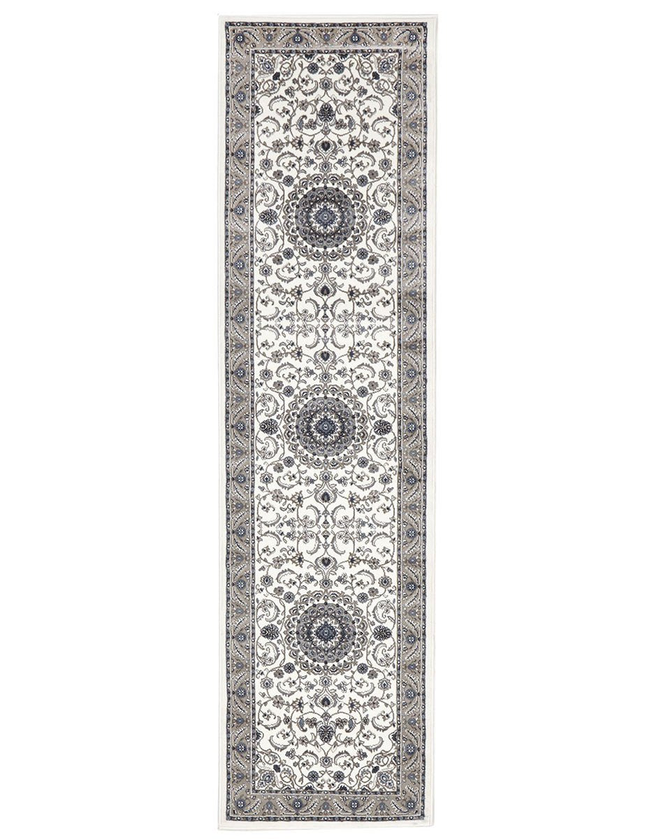 Julianna White Medallion Rug | Traditional Rugs Belrose | Rugs N Timber