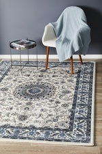 Julianna White Medallion Rug | Traditional Rugs Belrose | Rugs N Timber