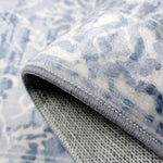 Fabiana Flora Blue Runner | Washable Mats Belrose | Rugs N Timber