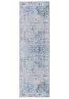 Fabiana Flora Blue Runner | Washable Mats Belrose | Rugs N Timber